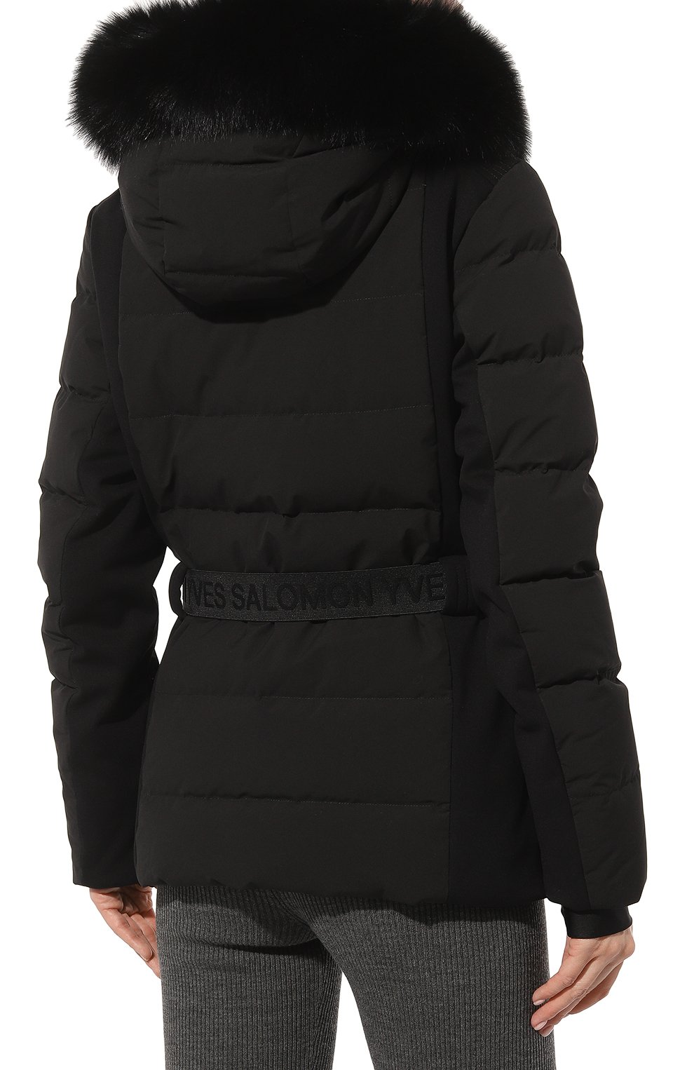 Пуховик с отделкой из меха песца YVES SALOMON, арт. 24WKV90264T20G_SET, фото 4