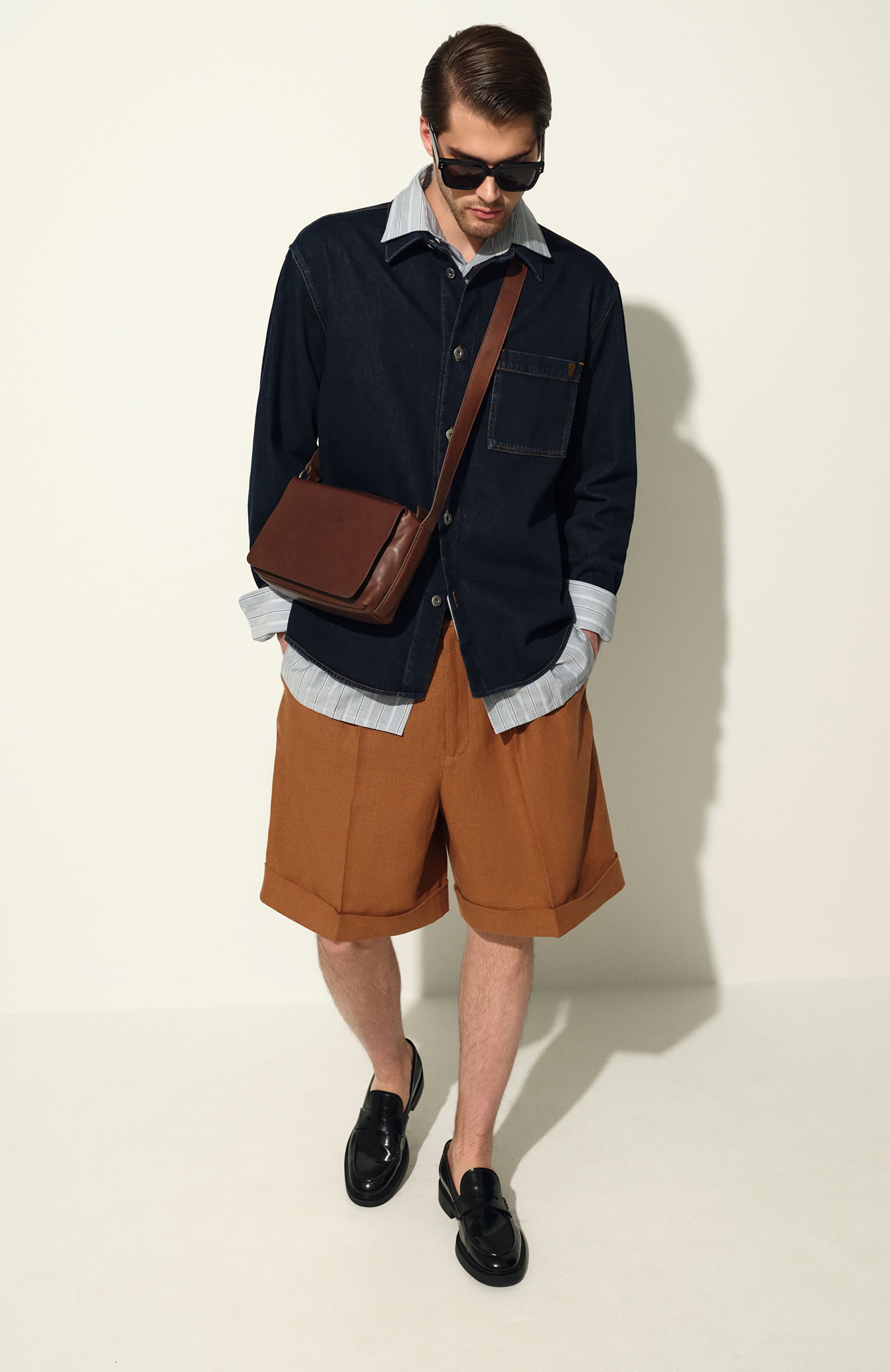 Джинсовая рубашка BURBERRY, арт. 8099416, фото 7