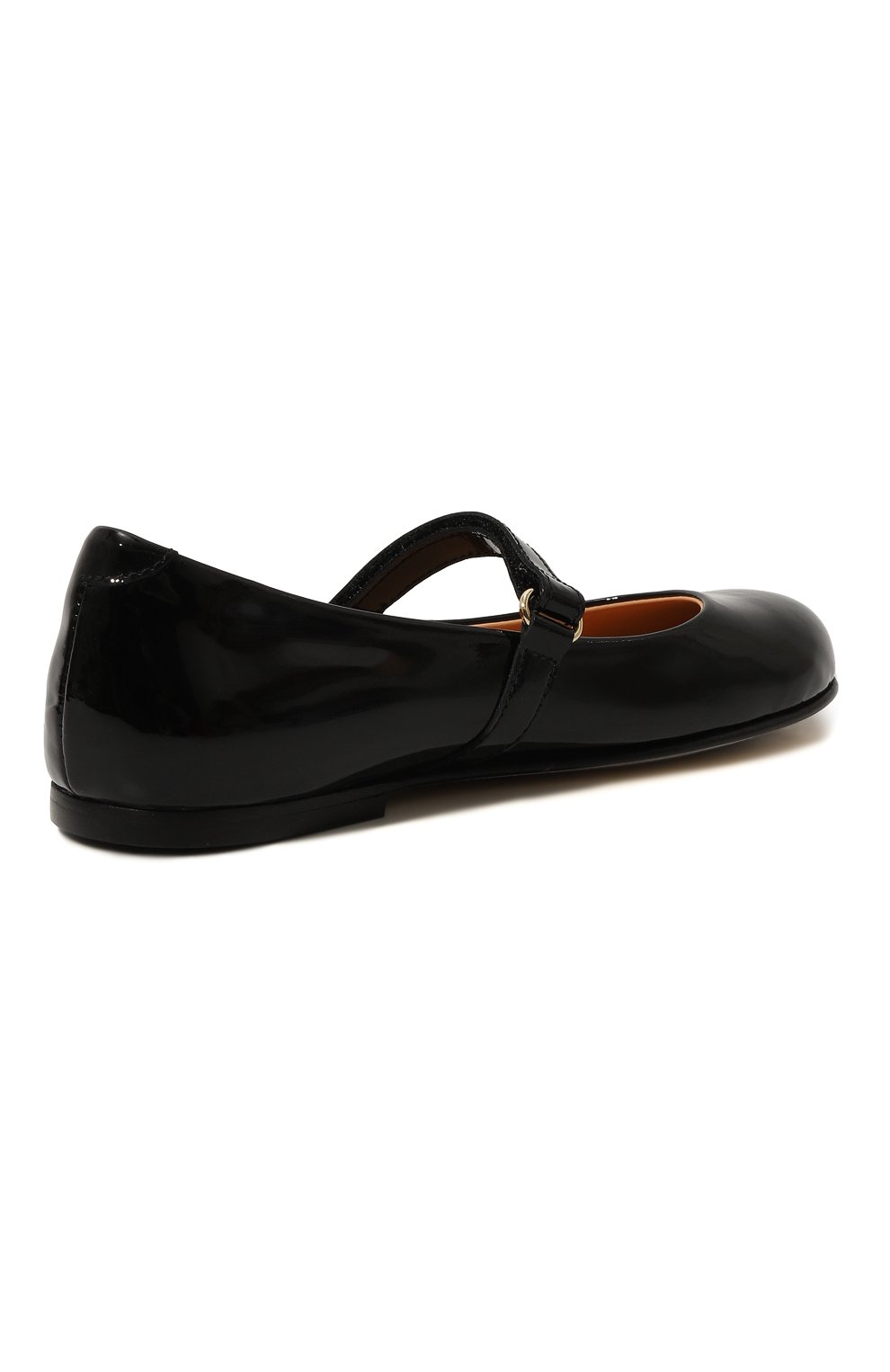 Кожаные балетки RONDINELLA черного цвета по цене 19950 руб., арт. 11744-2G/34-36, фото 3 Кожаные балетки RONDINELLA, арт. 11744-2G/34-36, фото 3