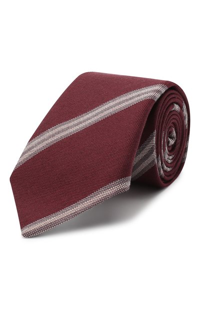 Мужской галстук из шерсти и шелка BRUNELLO CUCINELLI, арт. ML8880018