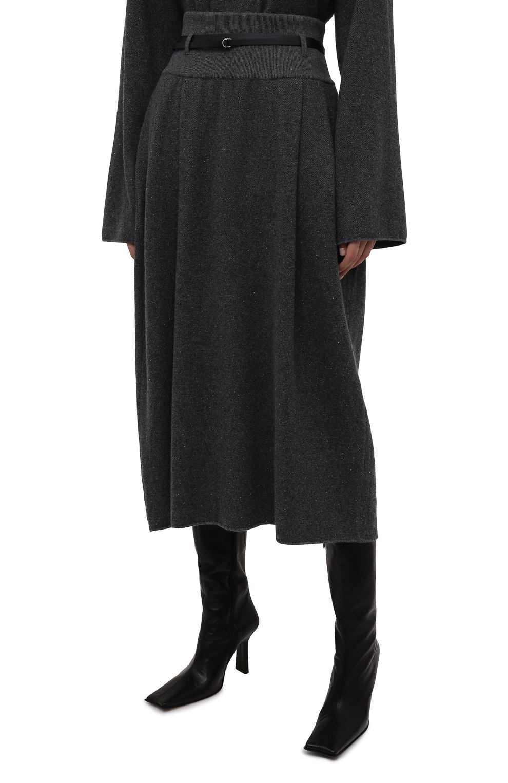Юбка из кашемира и шелка THE ROW, арт. 5733F377, фото 3