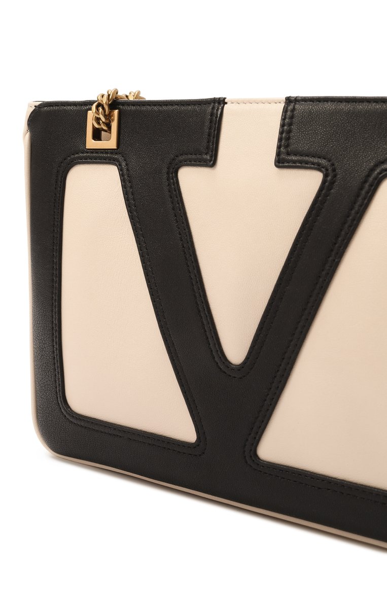Женская сумка viva superstar small VALENTINO кремового цвета, арт. 6W2B0R14/PTJ | Фото 3 (Материал: Натуральная кожа; Ремень/цепочка: На ремешке; Размер: small; Автоматизация ТО: Проставлено; Автоматизация состава: Проставлено)