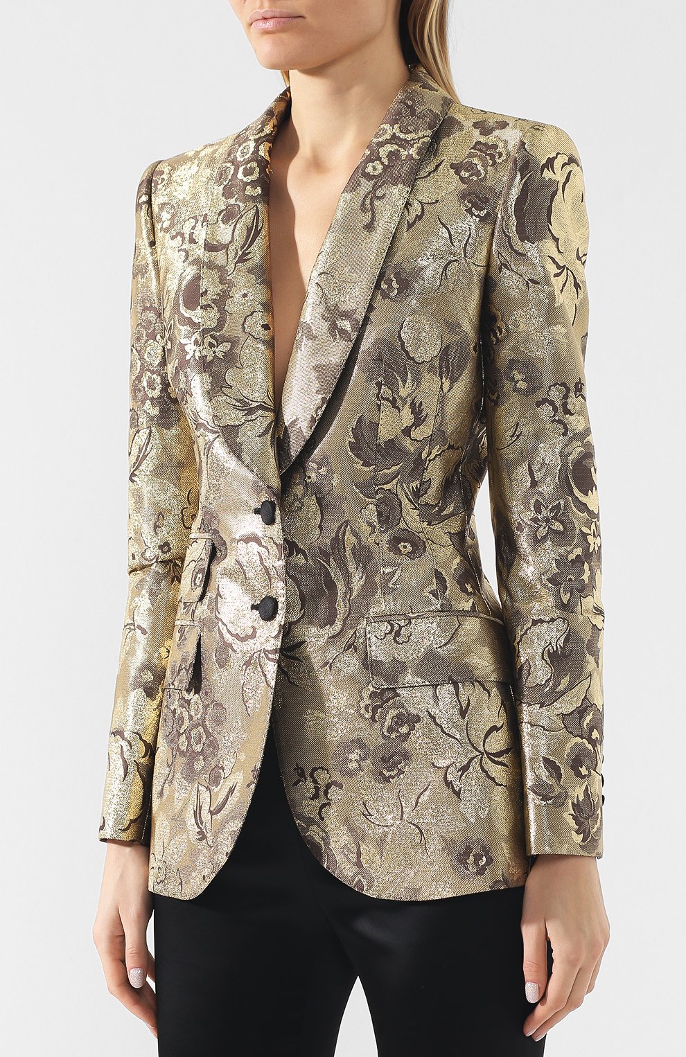 Жаккардовый жакет DOLCE & GABBANA, арт. F295TT/FJM2R, фото 3