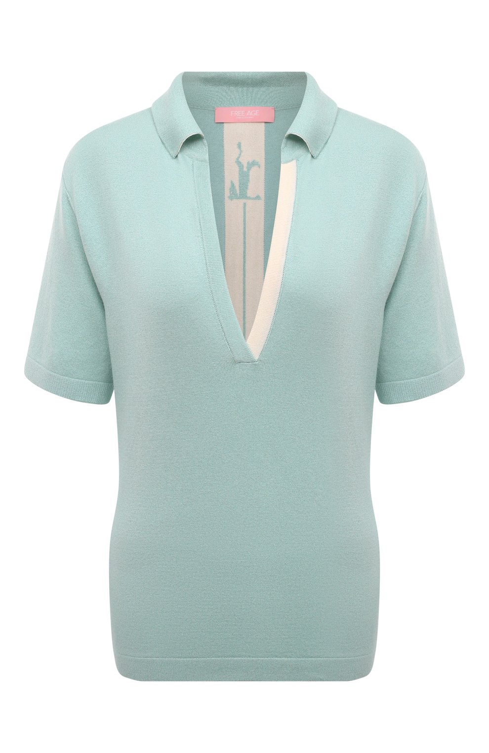 Поло из шелка и кашемира FREEAGE, арт. LW23.TS008.6030.502, фото 1