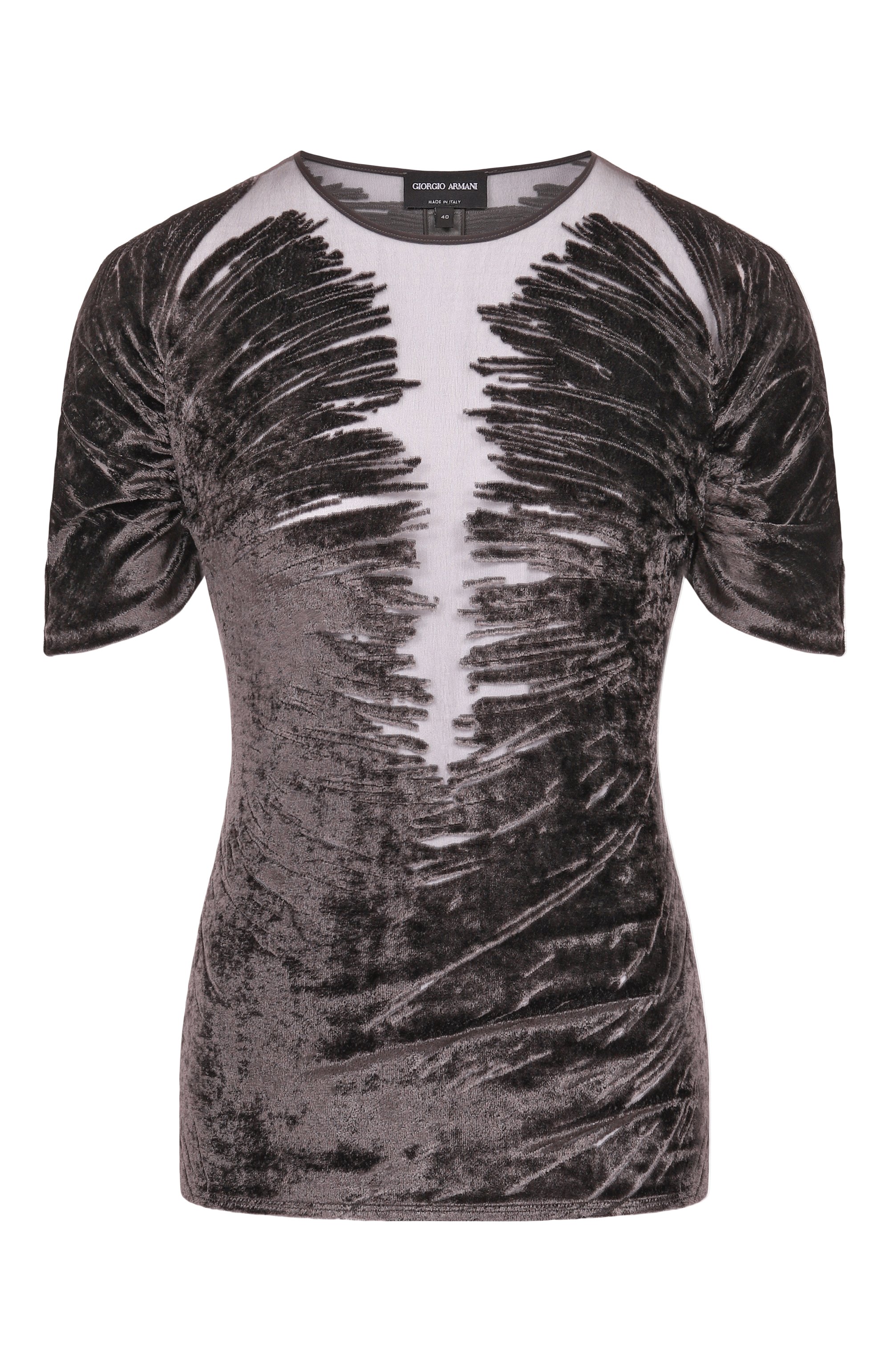 Бархатный топ GIORGIO ARMANI, арт. GW003025/AF24597, фот�о 1