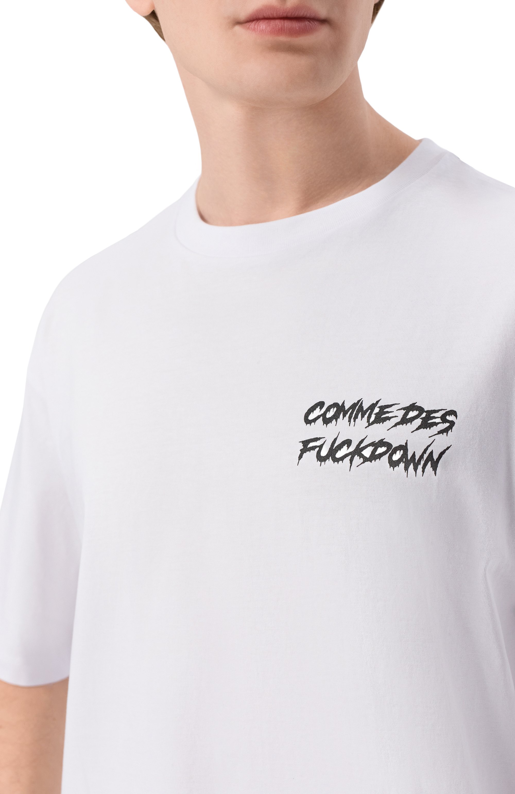 Хлопковая футболка COMME DES FUCKDOWN, арт. CFABM02004, фото 5
