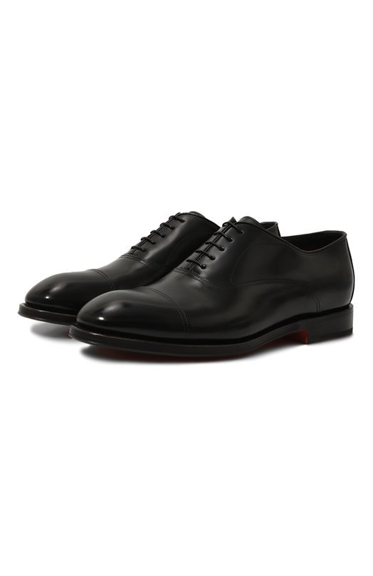 фото Кожаные оксфорды santoni