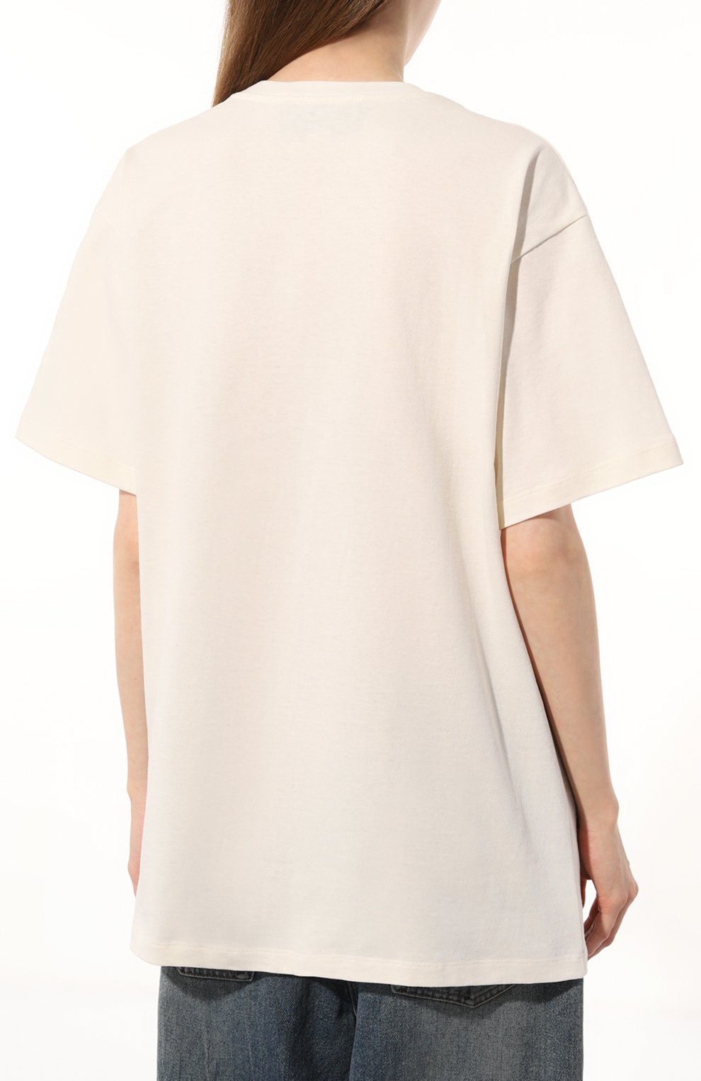 Хлопковая футболка GUCCI, арт. 615044/XJDZT, фото 4