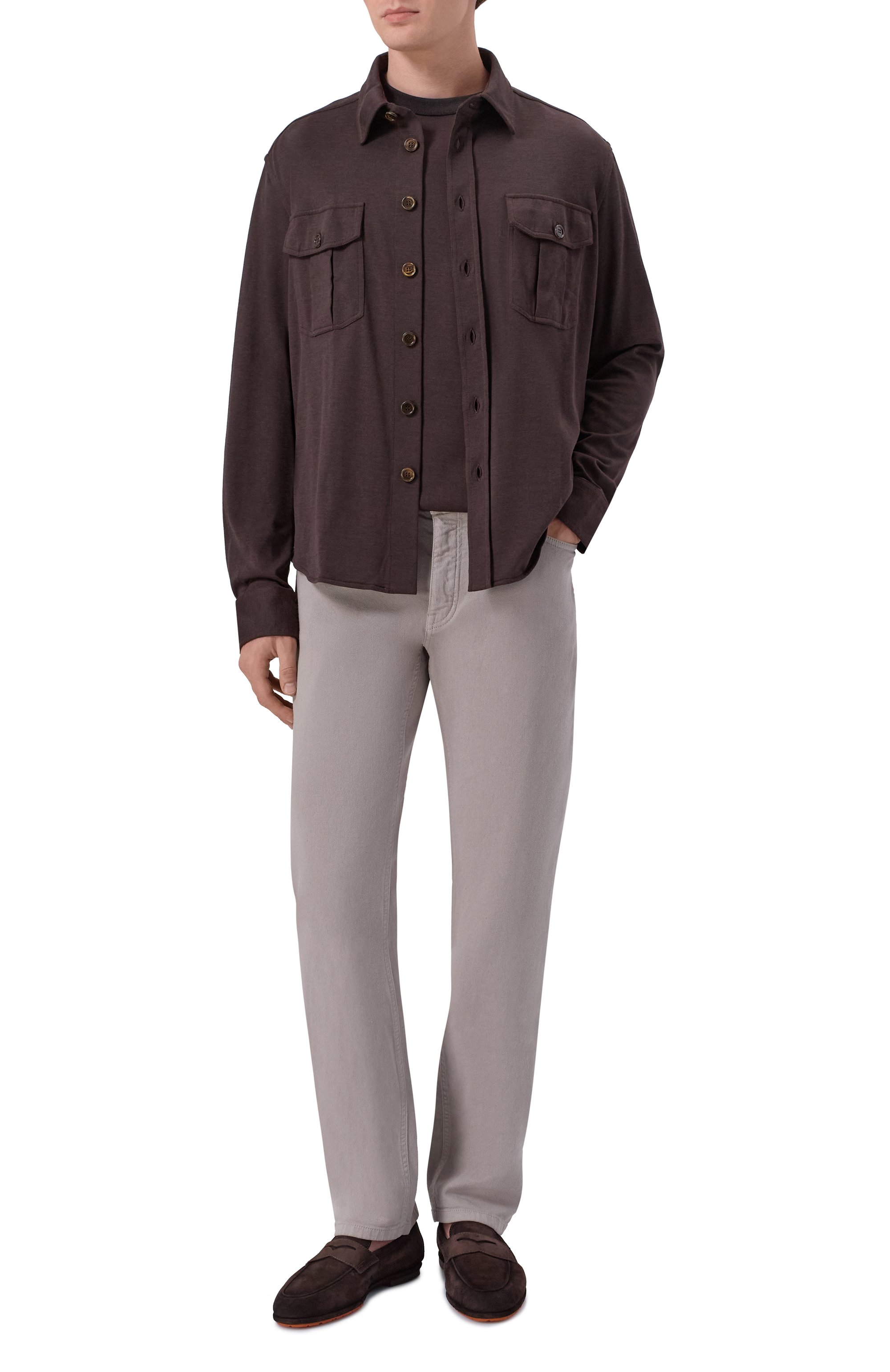 Замшевые пенни-лоферы carlos SANTONI, арт. MCNG19298SI6SEAA, фото 2