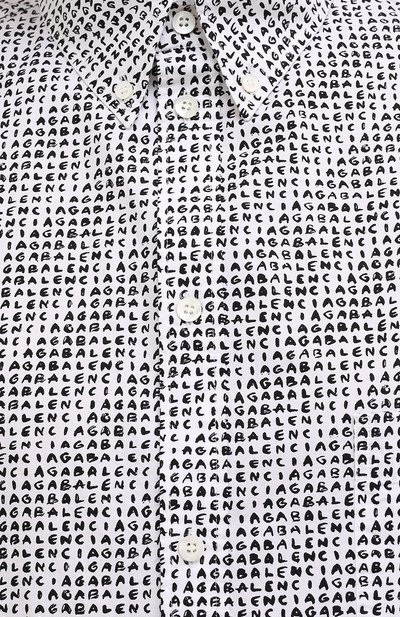 Хлопковая рубашка BALENCIAGA, арт. 647354/TKL40, фото 5