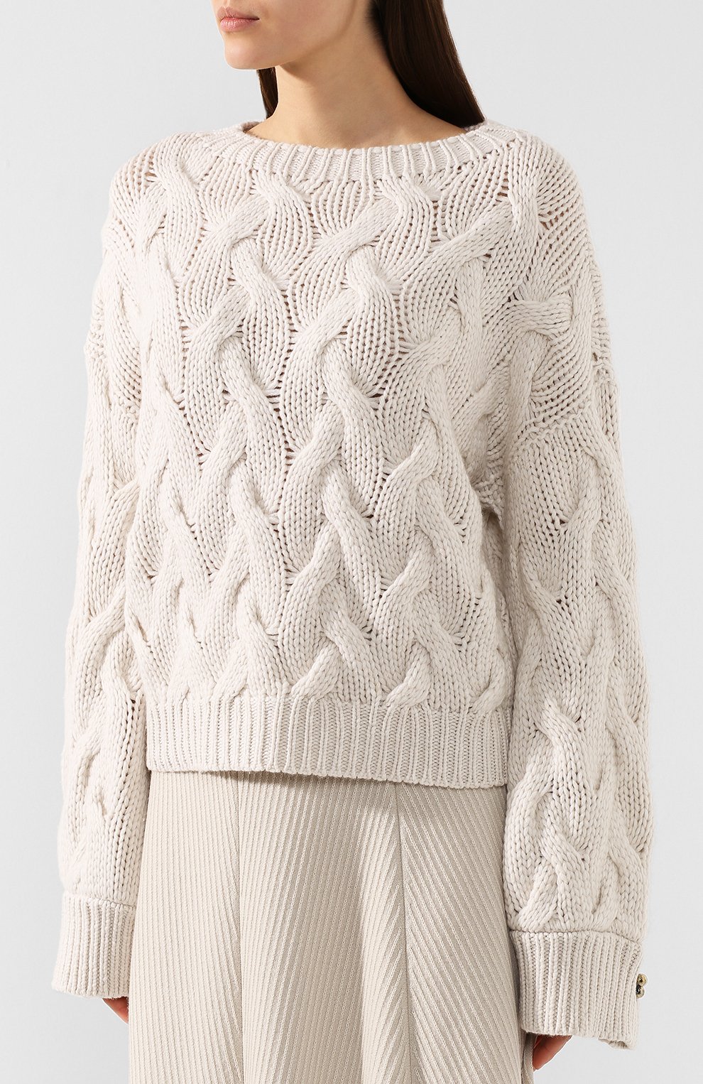 Кашемировый свитер BRUNELLO CUCINELLI, арт. M52365500, фото 3