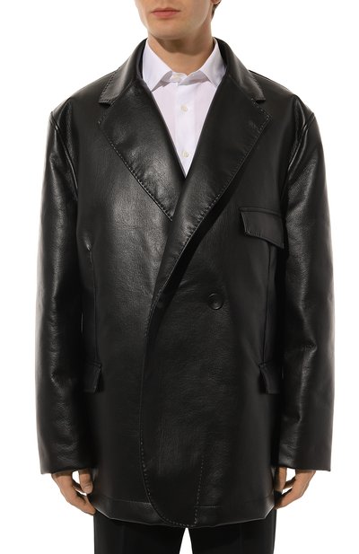 Кожаный пиджак WHO_AM, арт. MJ1-P243-LEATHER, фото 5