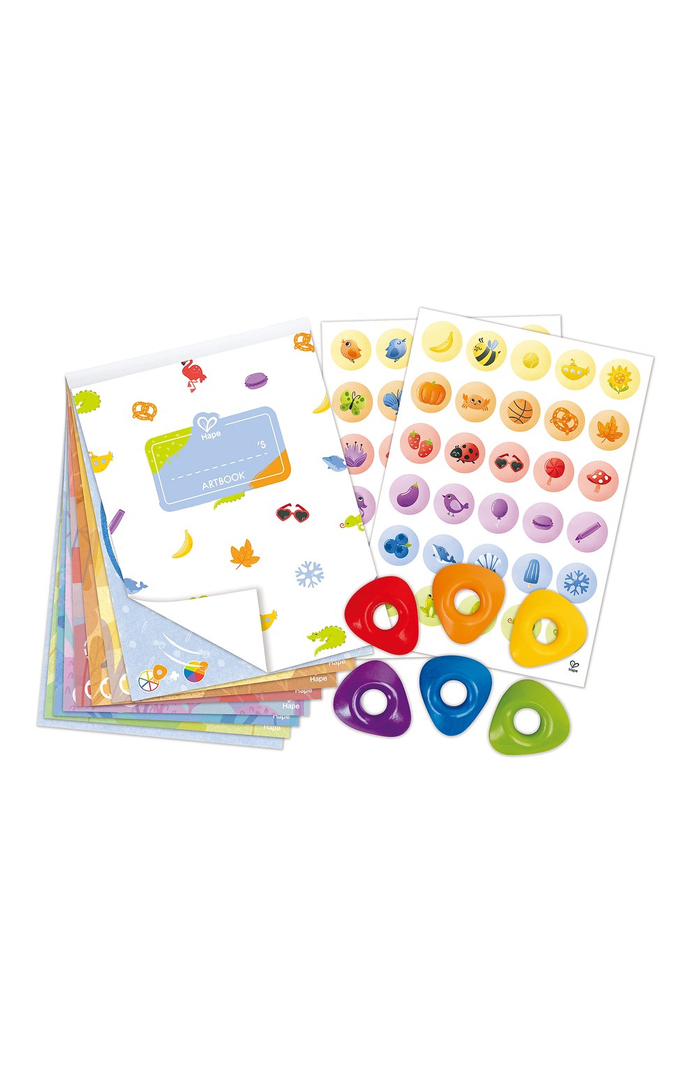 Раскраска с восковыми мелками HAPE, арт. E2004_HP, фото 2