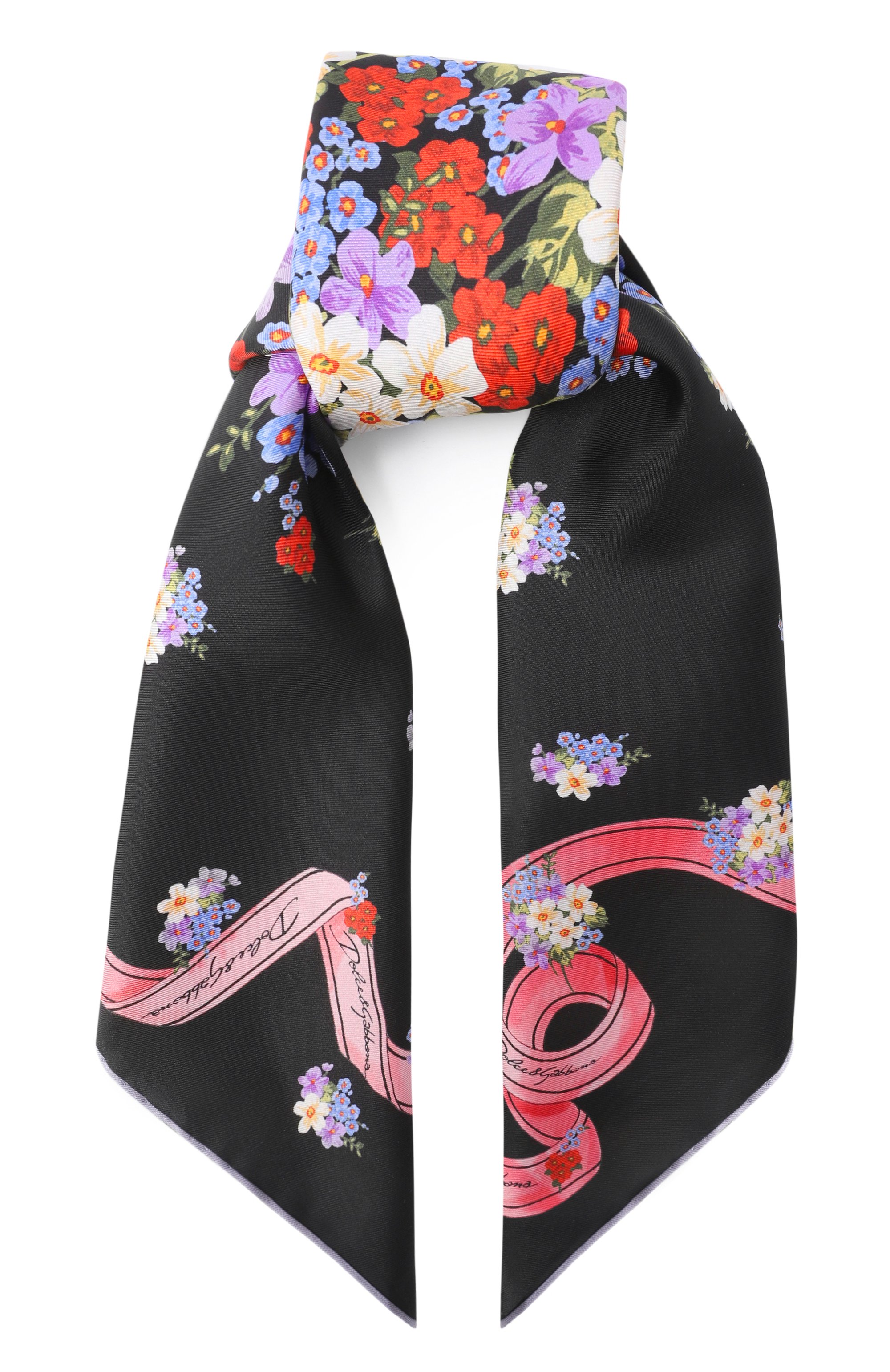 Шелковый платок DOLCE & GABBANA, арт. FN092R/GDDLI, фото 1