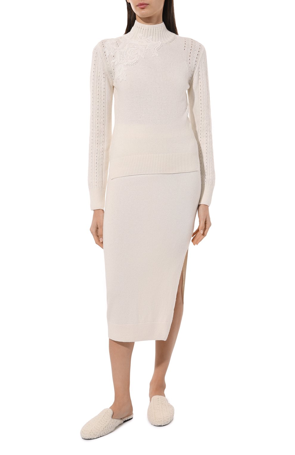 Свитер из вискозы и шерсти ERMANNO SCERVINO, арт. D434M515APDAN, фото 2