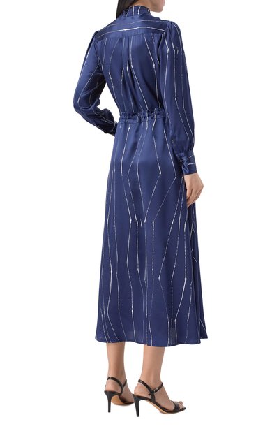 Атласное платье KITON, арт. D52302K0873G03, фото 3