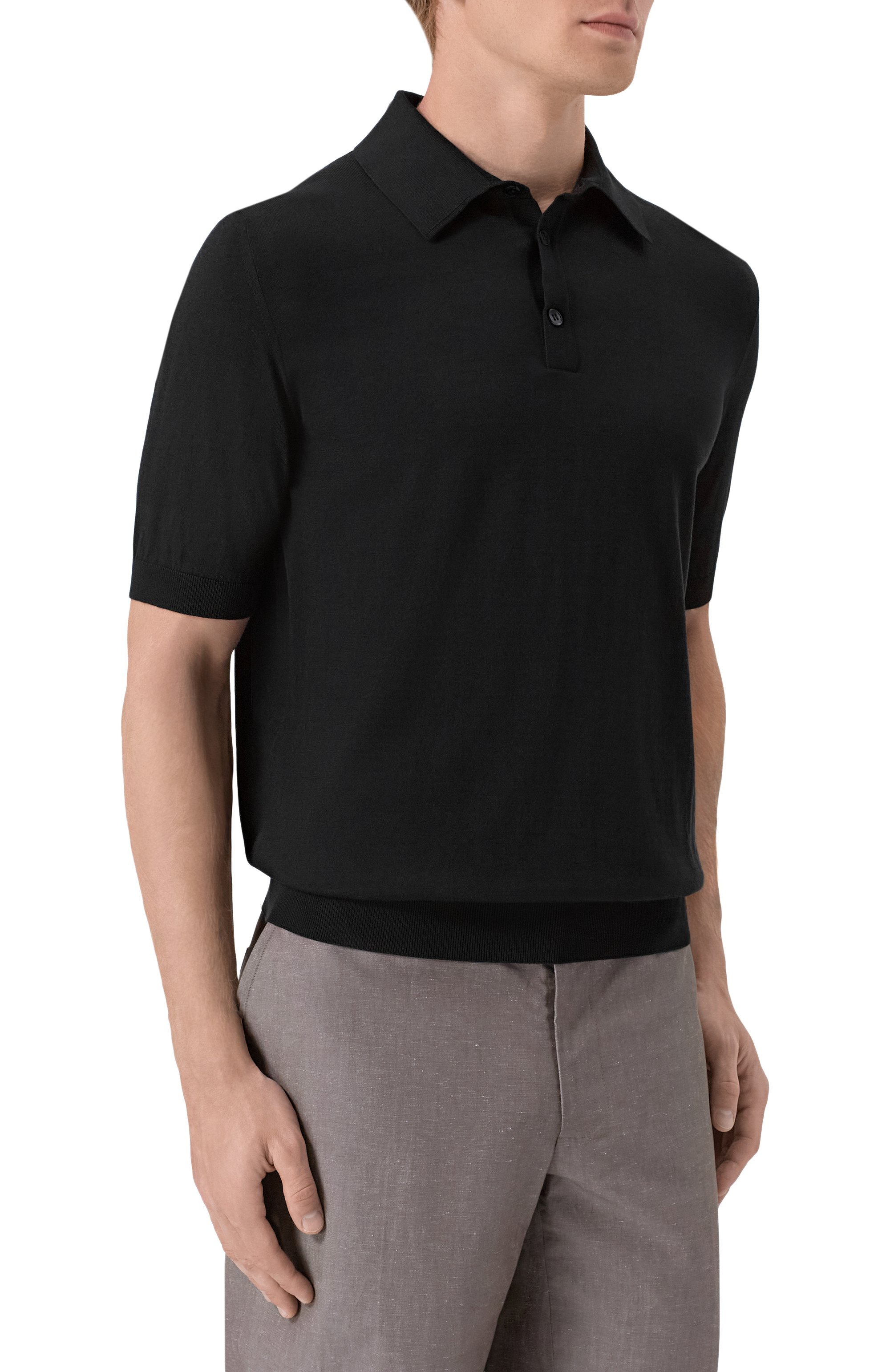 Поло из шелка и хлопка MVST, арт. M26.CSM.K424/C0TT0N/SILK, фото 3