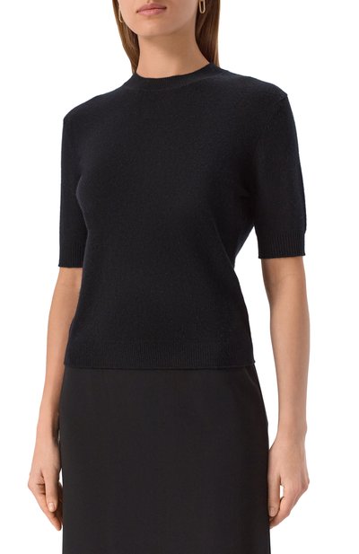 Пуловер из шерсти и кашемира ELLYME черного цвета по цене 16900 руб., арт. 00345, фото 3 Пуловер из шерсти и кашемира ELLYME, арт. 00345, фото 3