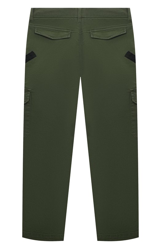 Хлопковые брюки Roberto Cavalli Хаки, фото 2