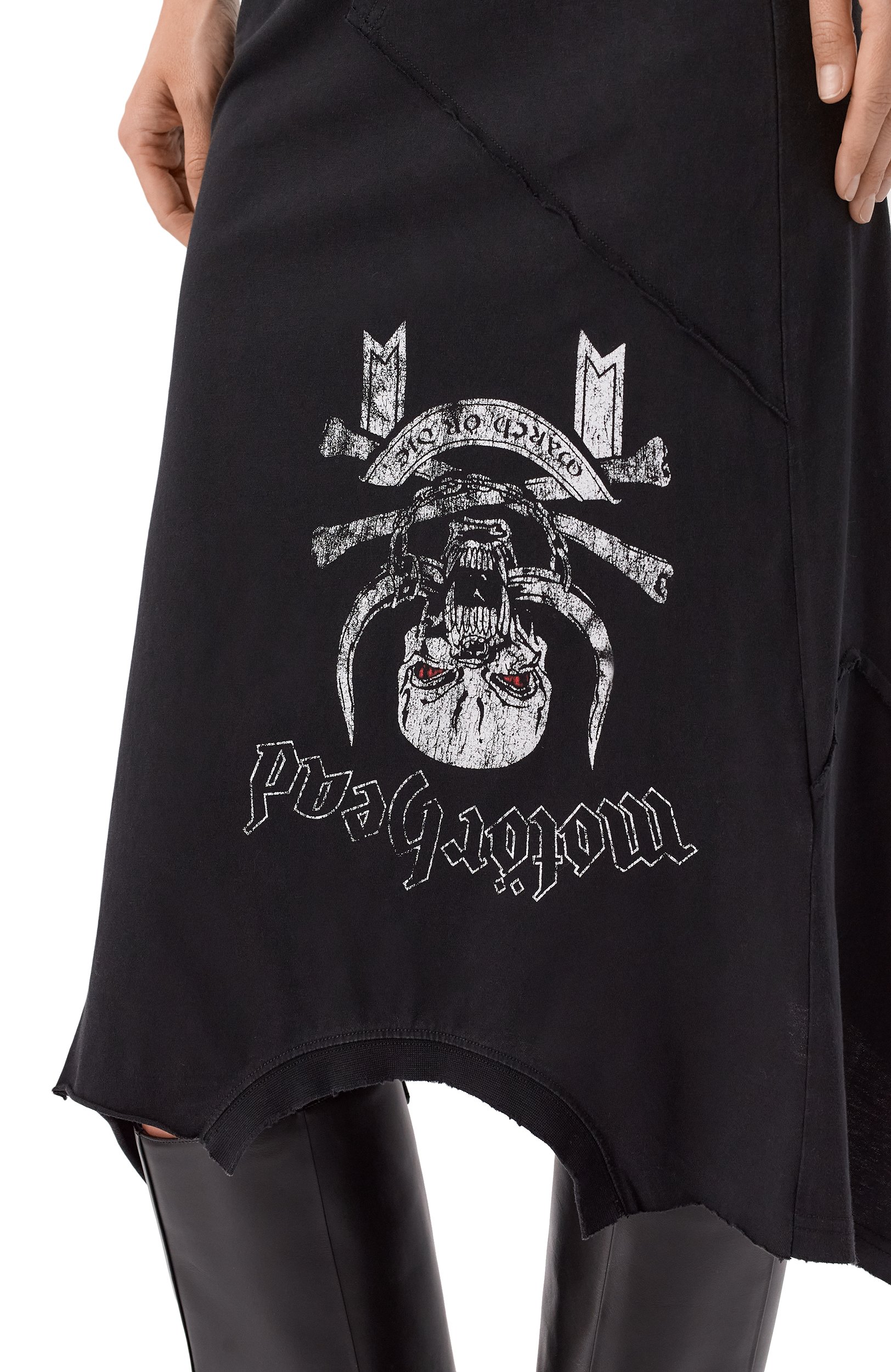 Хлопковая юбка vetements x motörhead VETEMENTS, арт. WH27SK246B, фото 5