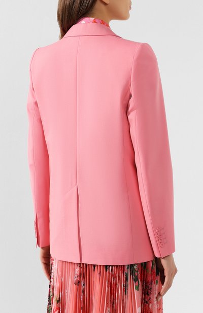 Шерстяной жакет GIVENCHY розового цвета по цене 195500 руб., арт. BW309R12JF, фото 4 Шерстяной жакет GIVENCHY, арт. BW309R12JF, фото 4