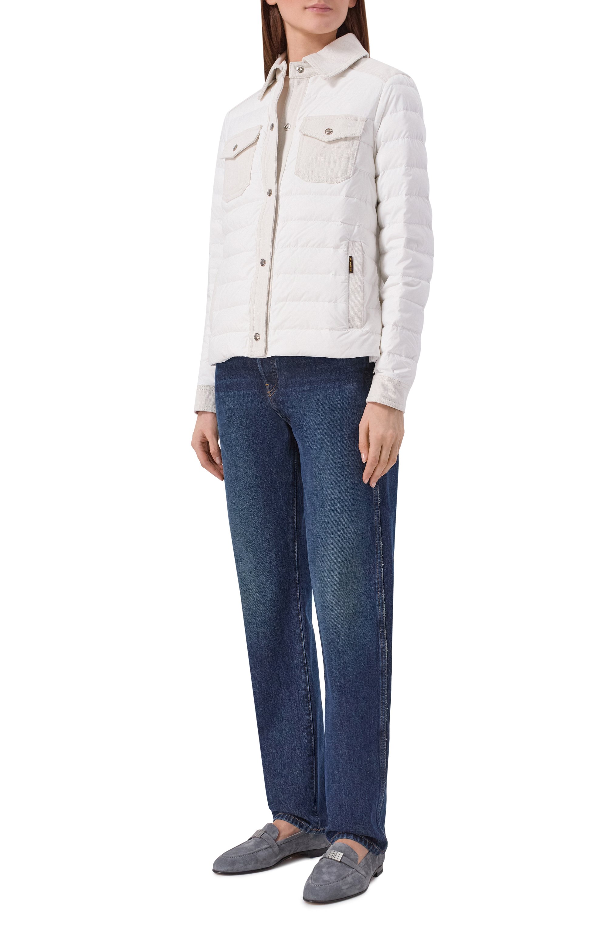 Пуховая куртка esra MOORER, арт. ESRA/24X WHITE, фото 2