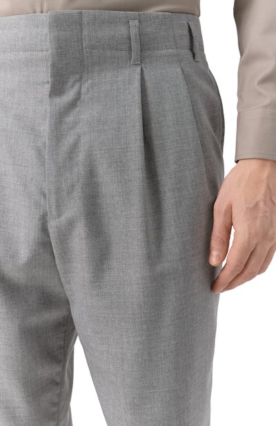 Шерстяные брюки BRUNELLO CUCINELLI, арт. MP407S2450, фото 5