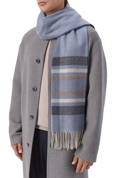 Мужской кашемировый шарф KITON, арт. USCIACK0258L