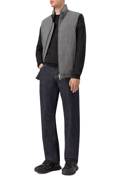 Кожаные кроссовки ruud ARTIOLI черного цвета по цене 153500 руб., арт. 0S547, фото 2 Кожаные кроссовки ruud ARTIOLI, арт. 0S547, фото 2