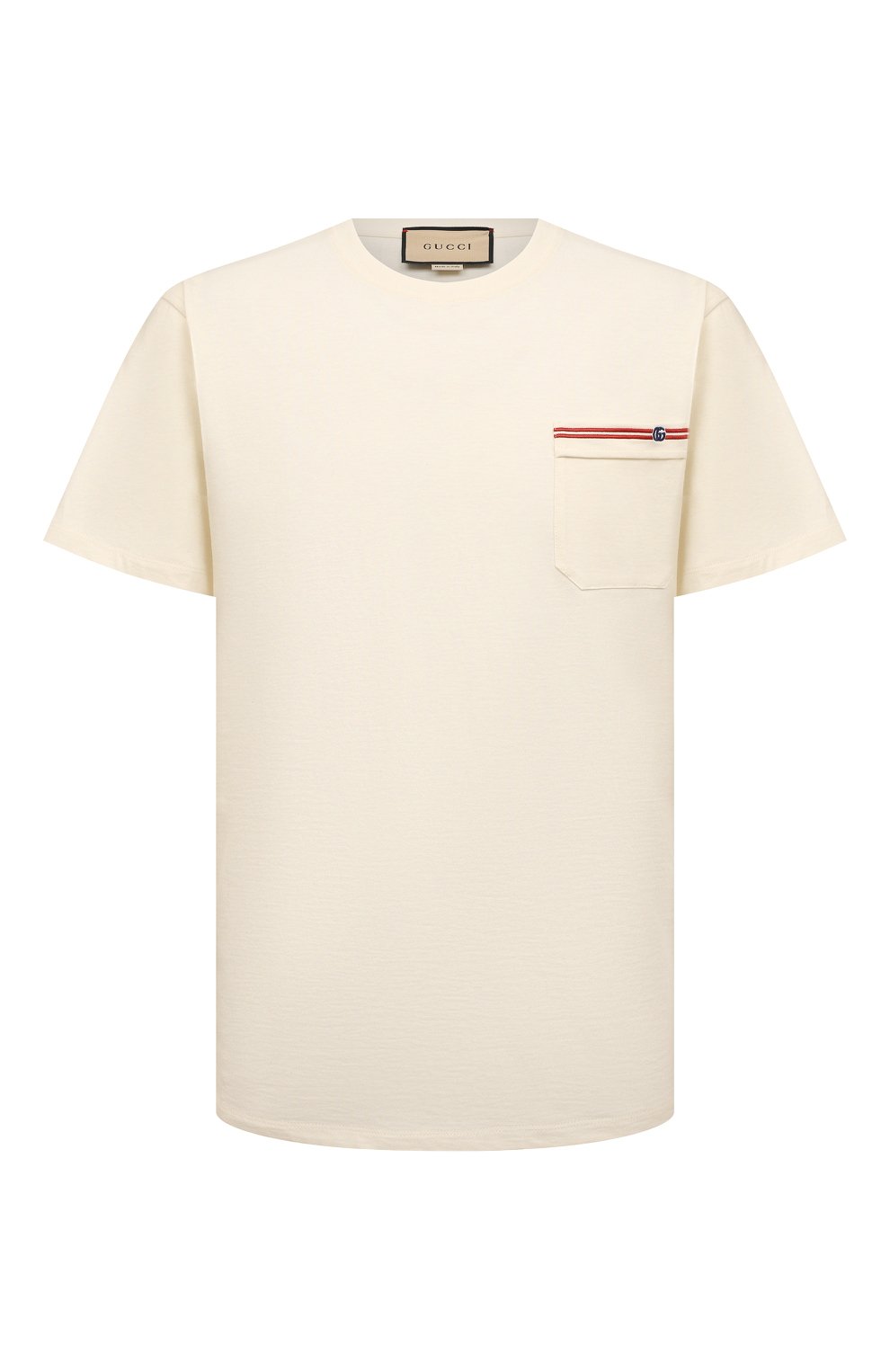 Хлопковая футболка GUCCI, арт. 673710/XJDVI, фото 1