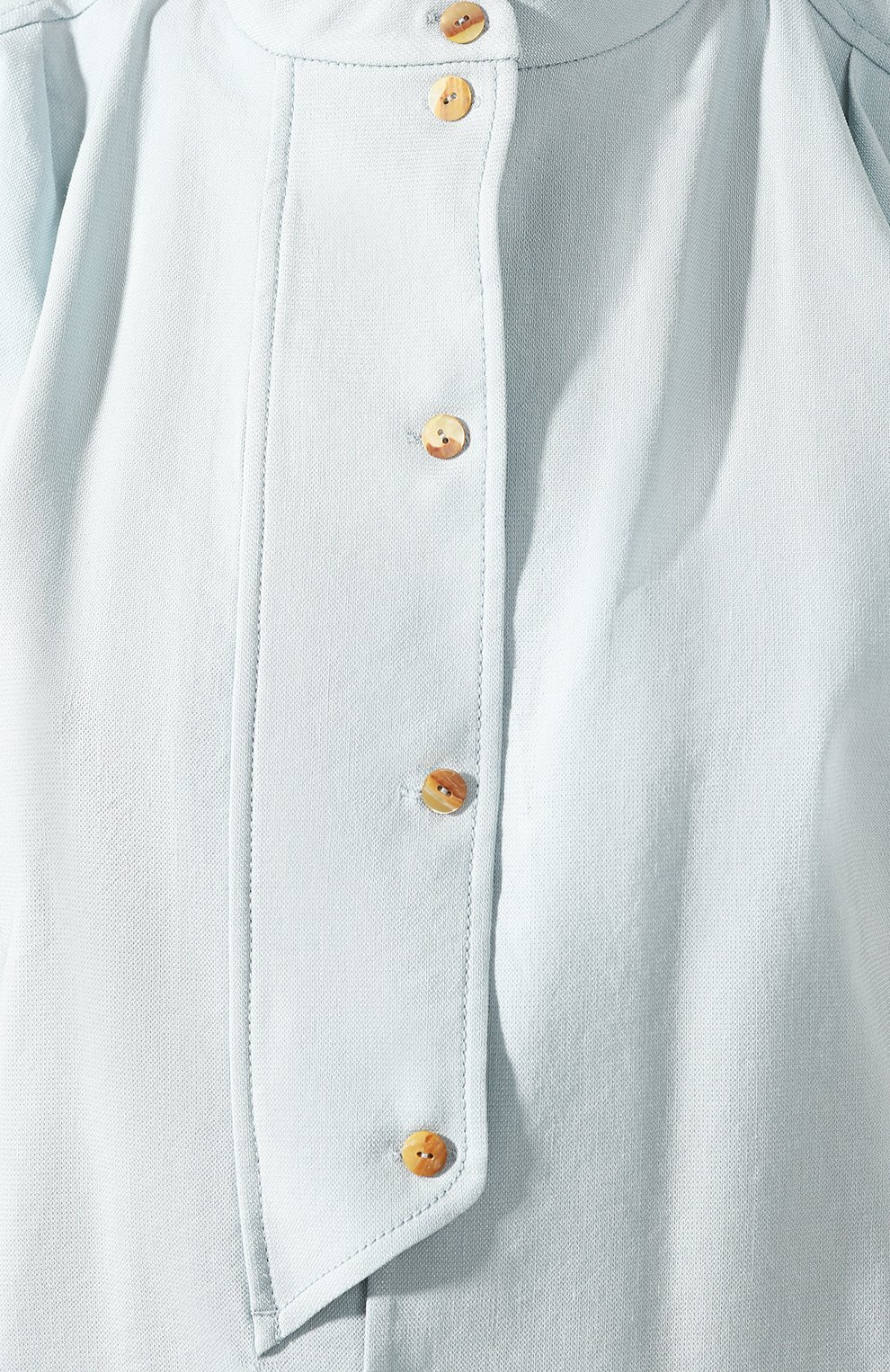 Рубашка REJINA PYO голубого цвета по цене 47000 руб., арт. C249/LINEN BLEND, фото 5 Рубашка REJINA PYO, арт. C249/LINEN BLEND, фото 5