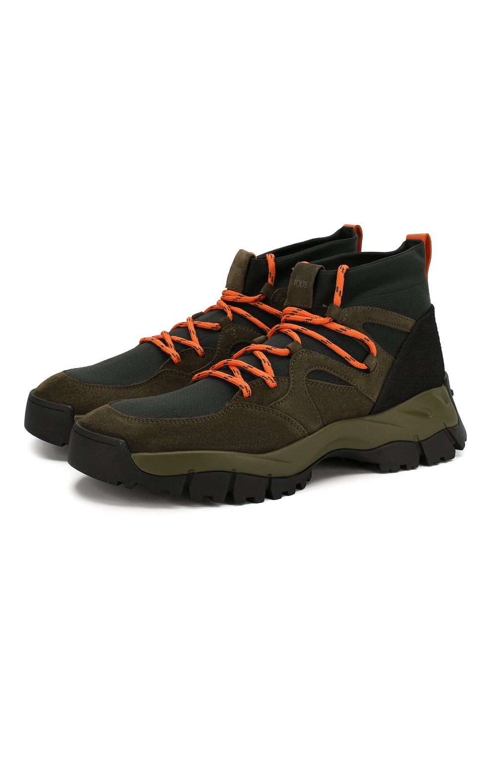 Комбинированные ботинки TOD’S, арт. XXM81B0BX70M7Q, фото 1