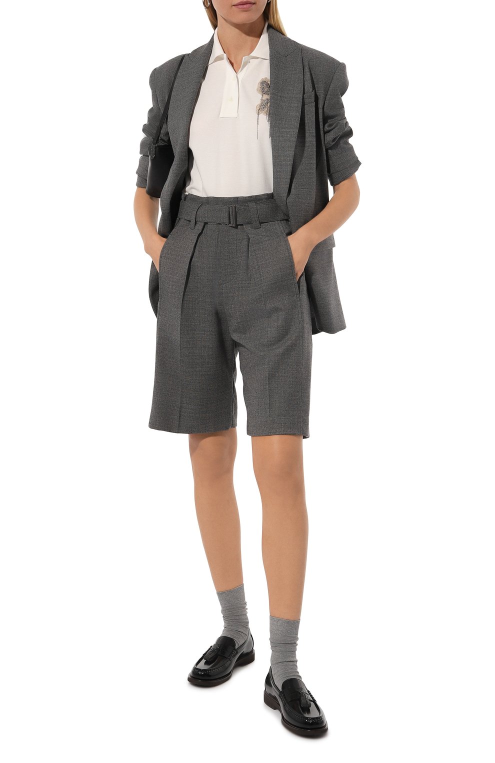 Шерстяные шорты BRUNELLO CUCINELLI, арт. MP116P8691, фото 2