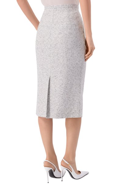 Юбка с отделкой пайетками KITON, арт. D60208K0941G, фото 4