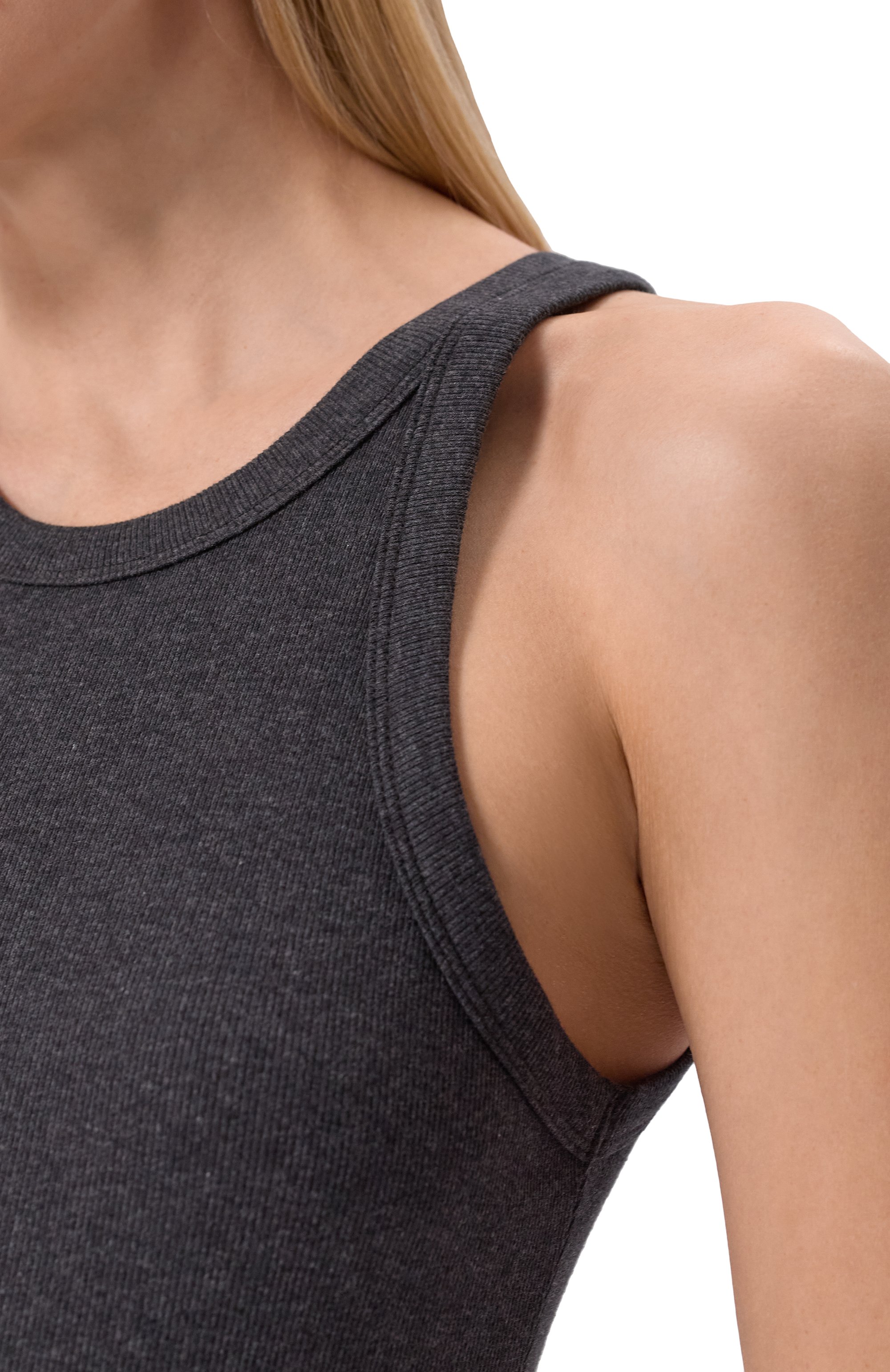 Хлопковая майка TOTEME, арт. 243-WRT1129-FB0246, фото 5