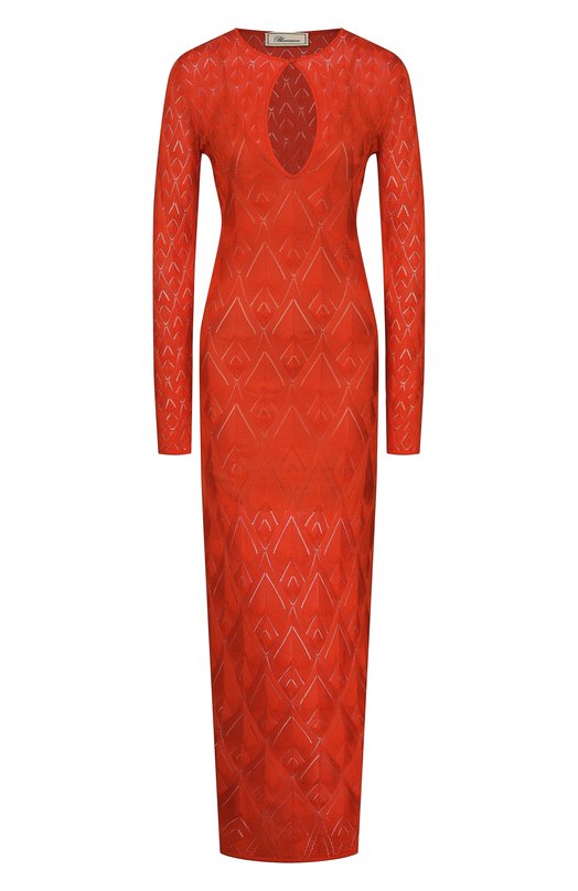 Платье из вискозы Blumarine 2A743A Оранжевый 2A743A