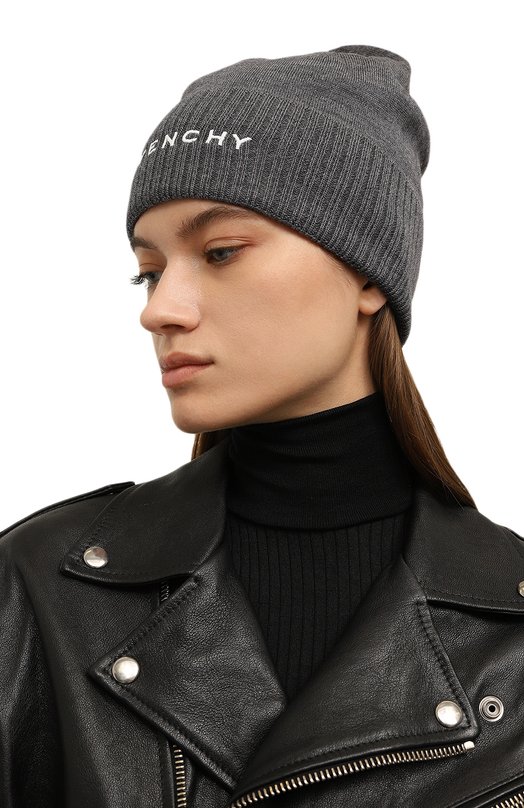 Шерстяная шапка Givenchy GWCAPP/U7163 Серый  GWCAPP/U7163 Фото 2