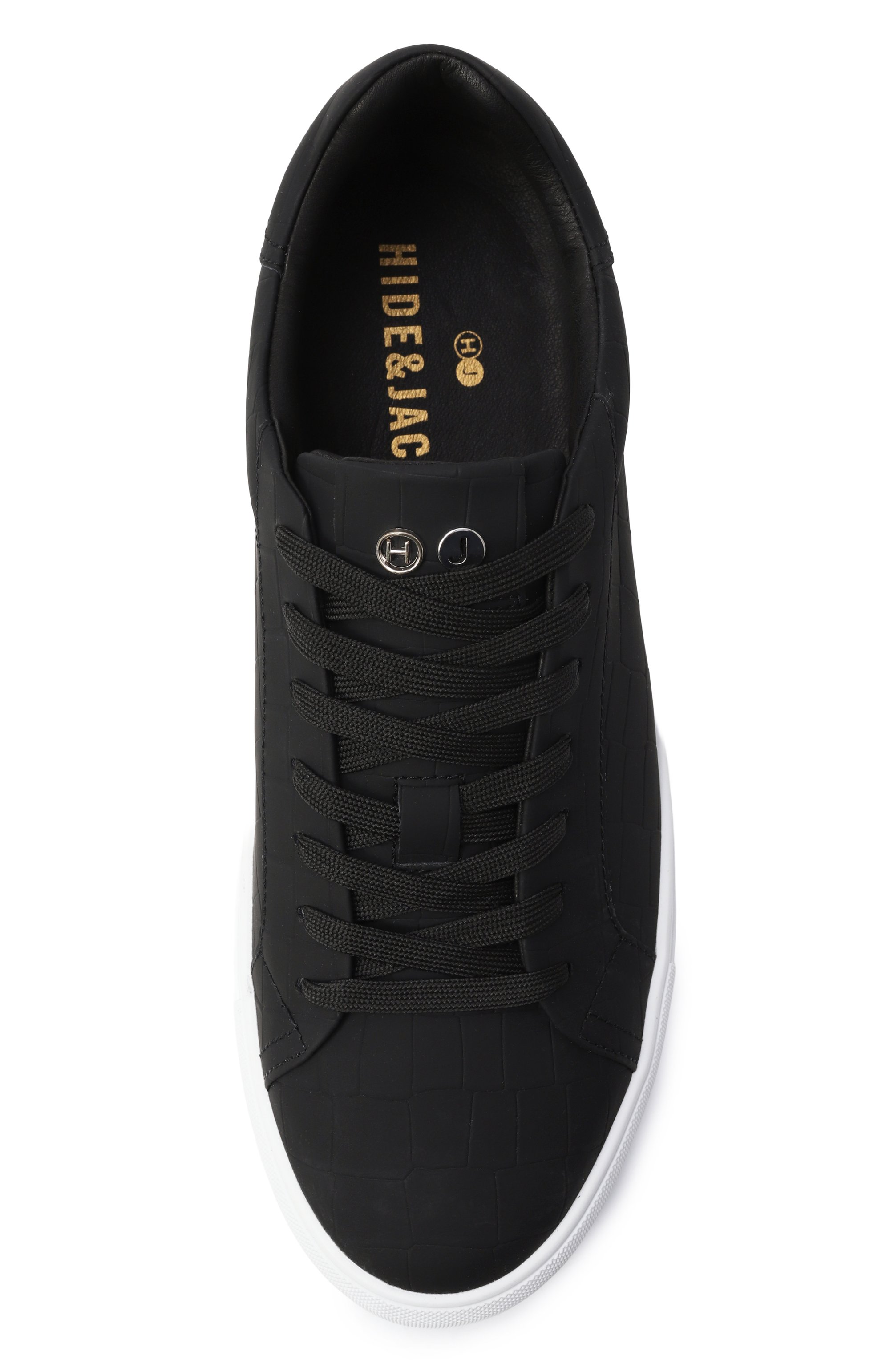 Кожаные кеды essence HIDE AND JACK, арт. EIBKLBLKWHT, фото 6