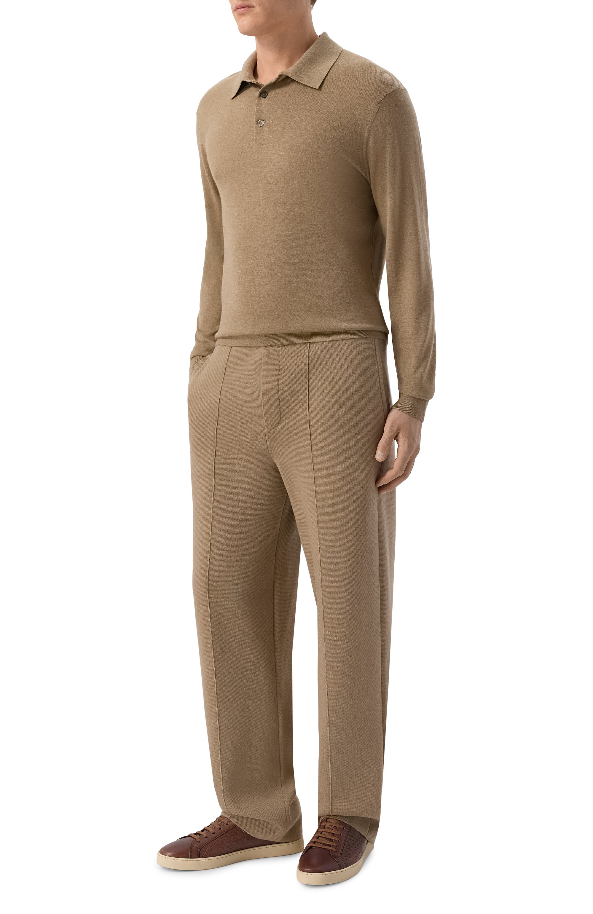 Поло из шерсти и шелка 12 STOREEZ, арт. 135800, фото 2