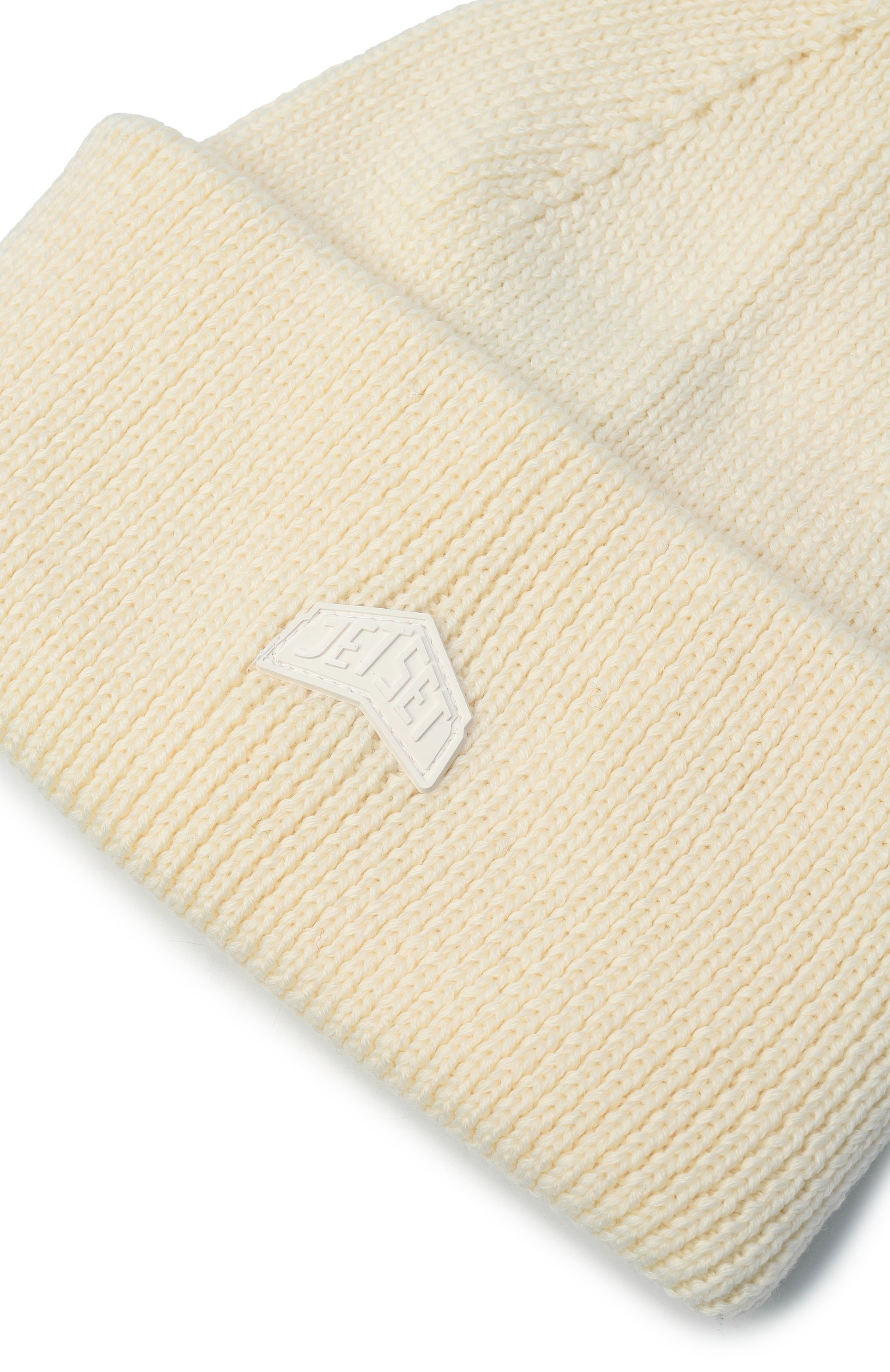 Шерстяная шапка JET SET кремового цвета по цене 17400 руб., арт. 2523/299401, фото 3 Шерстяная шапка JET SET, арт. 2523/299401, фото 3