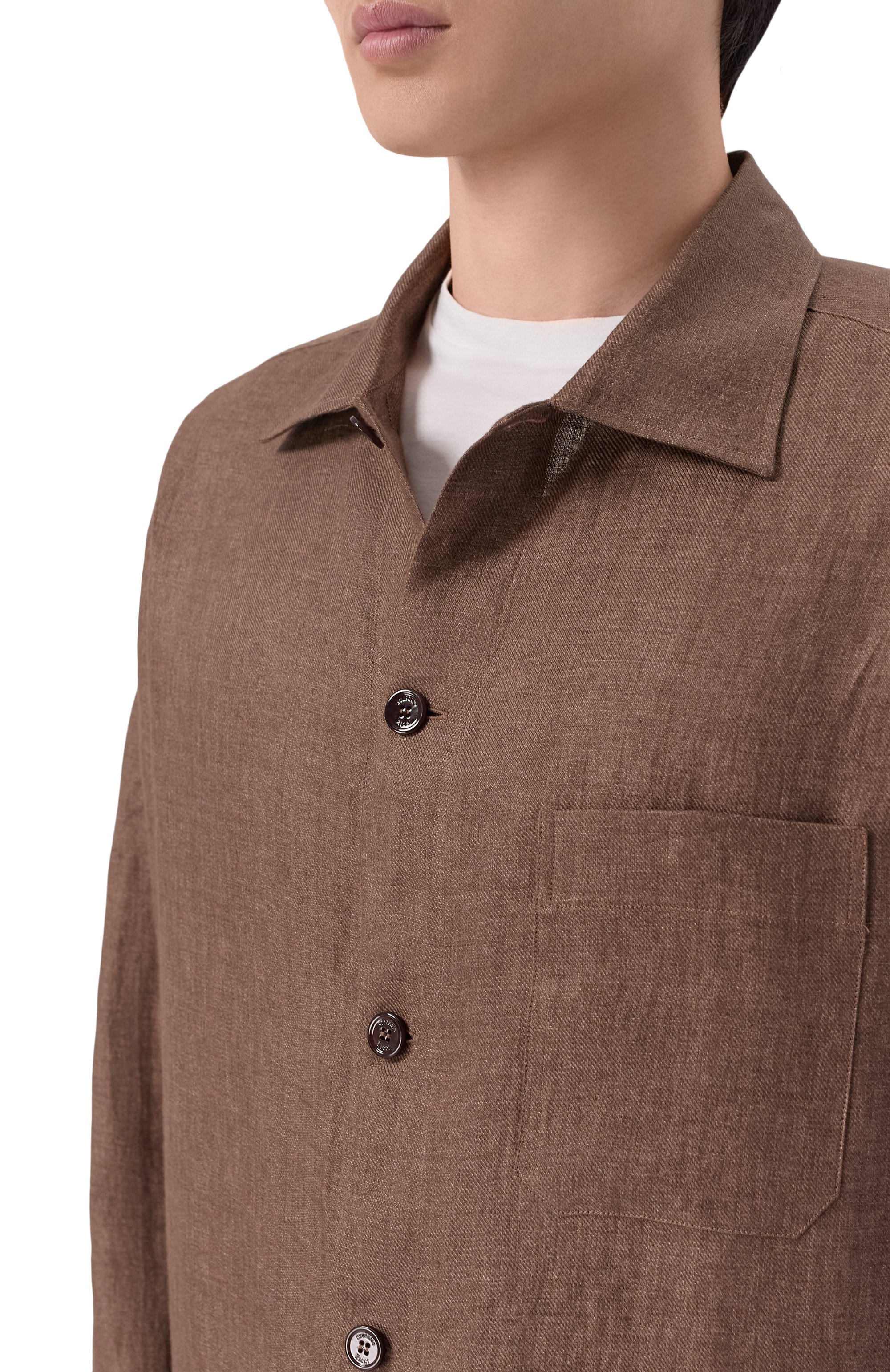 Льняная рубашка STEFANO RICCI, арт. SP008363/BN2930, фото 5