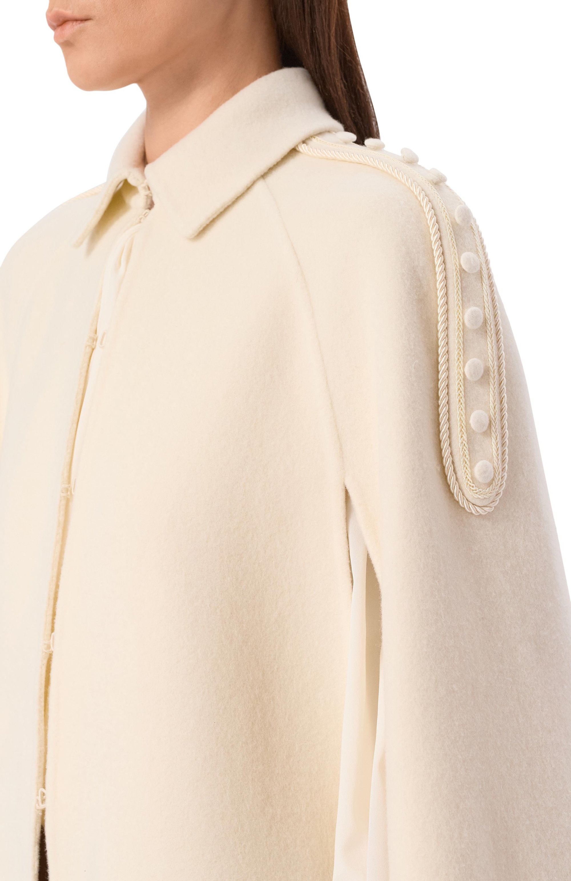 Шерстяной кейп ELIE SAAB, арт. J0178EF25W0003, фото 5