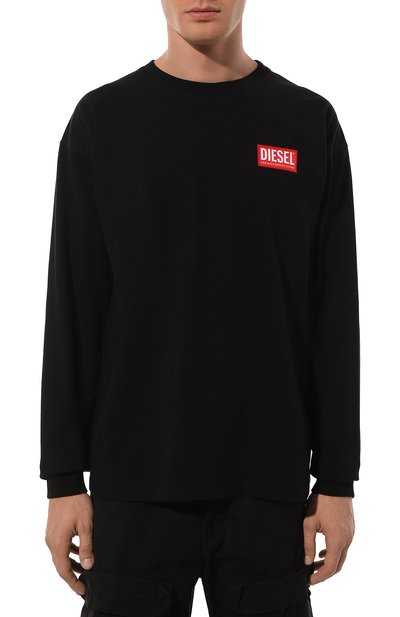 Хлопковый лонгслив DIESEL, арт. A14948/0NIAR, фото 3