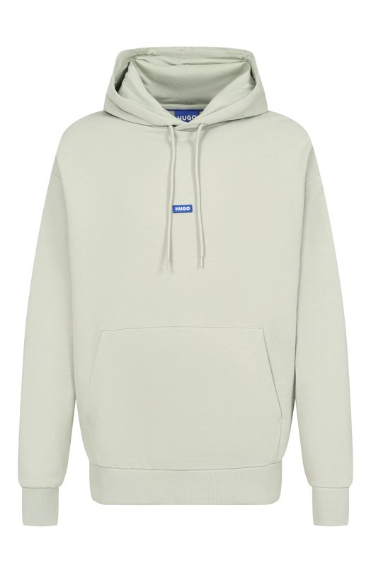 Хлопковое худи HUGO Blue 50522374 Зелёный 50522374