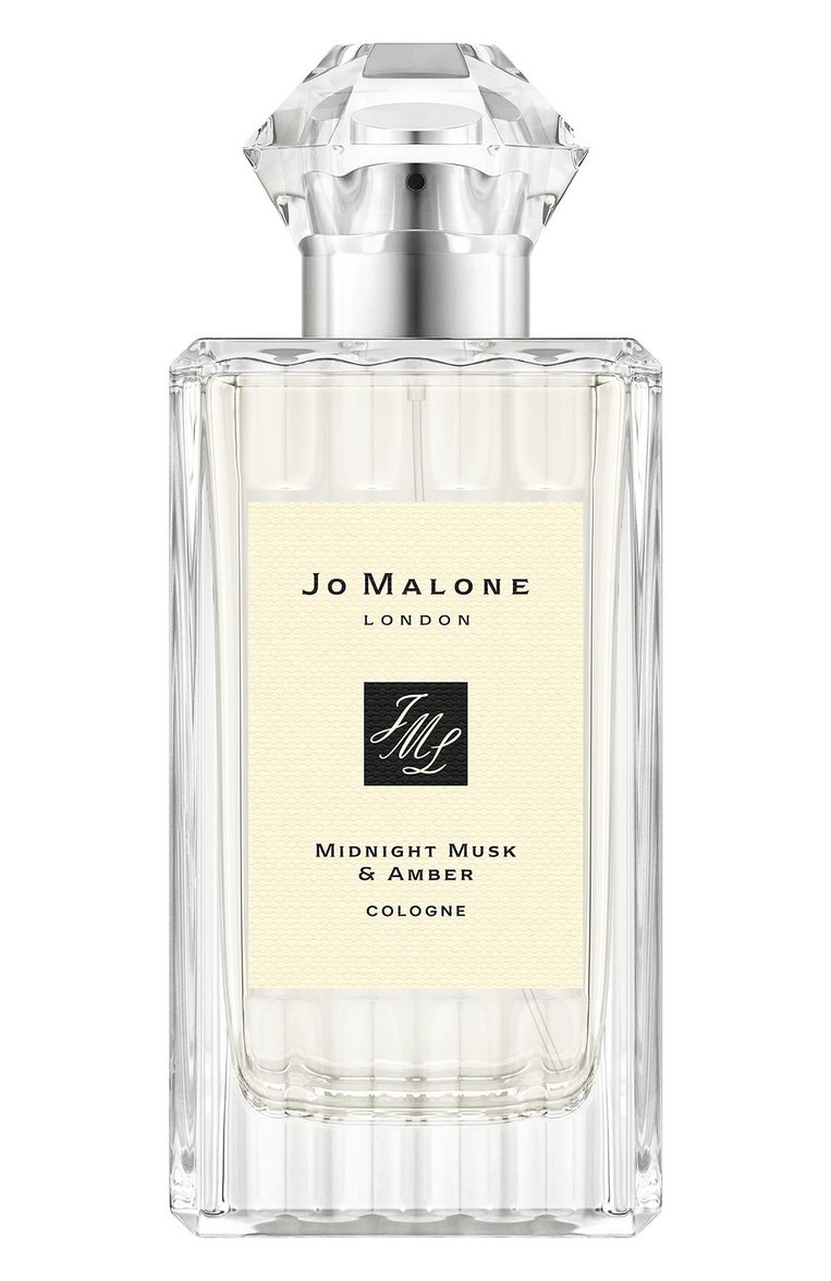 Одеколон midnight musk & amber (100ml) JO MALONE LONDON бесцветного цвета, арт. LATE-01 | Фото 1 (Тип продукта - парфюмерия: Одеколон; Нос: Не проставлено; Региональные ограничения белый список (Axapta Mercury): Не проставлено; Ограничения доставки: flammable)