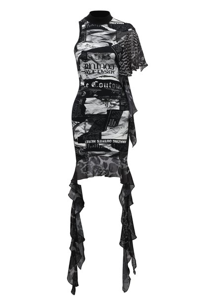 Женское хлопковое платье VERSACE JEANS COUTURE, арт. 76HA09D7/JS293