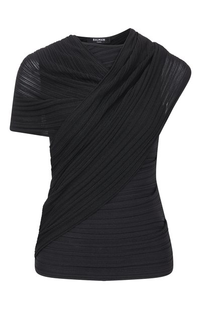 Женский топ из вискозы BALMAIN, арт. HF1AK050/KK08
