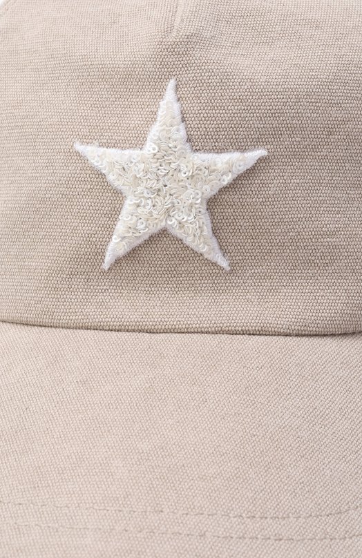 Хлопковая бейсболка Lorena Antoniazzi P26218CE01N/4229 Бежевый  P26218CE01N/4229 Фото 3