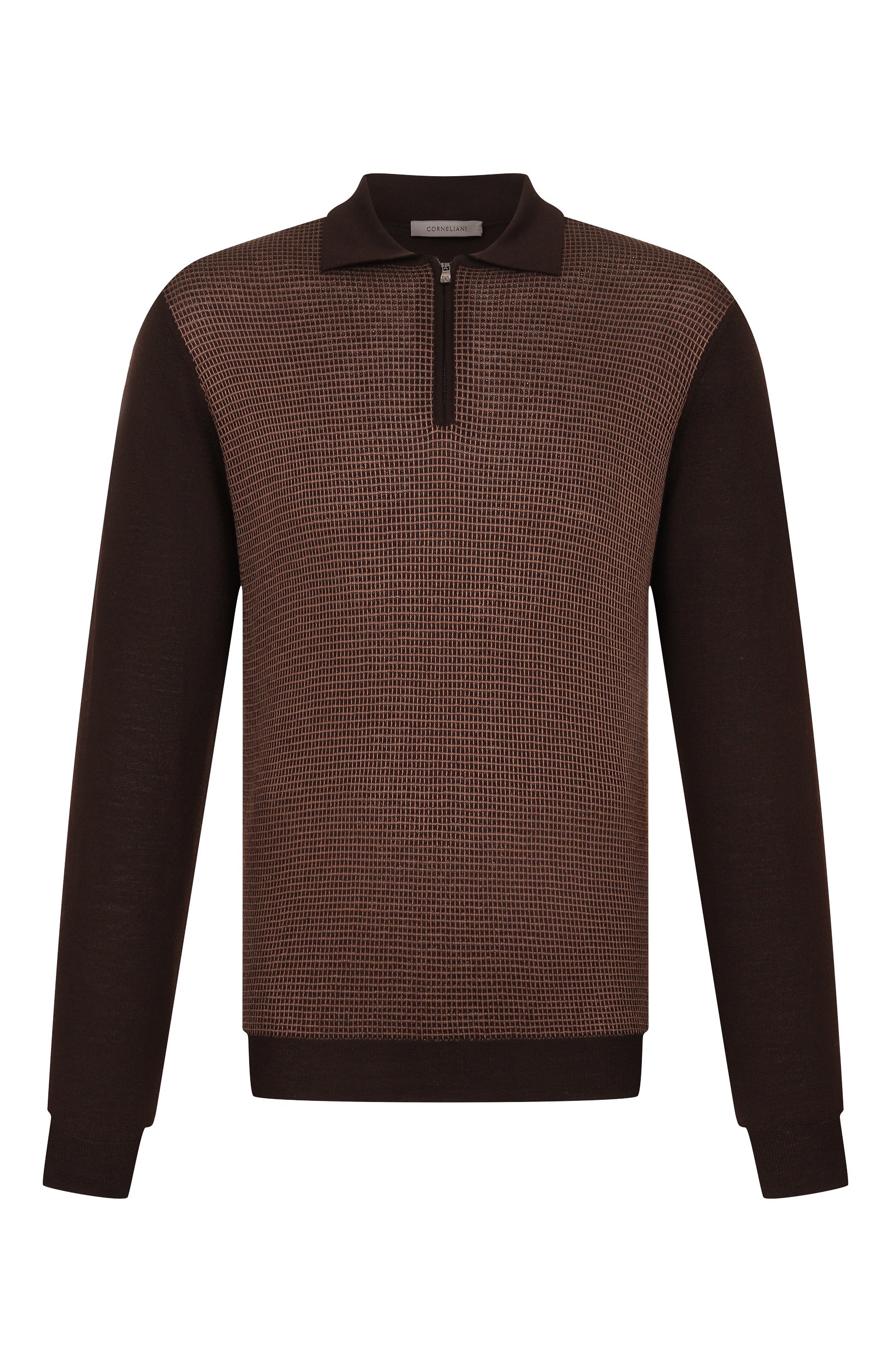 Поло из шерсти и шелка CORNELIANI, арт. 28M587/2A25144, фото 1