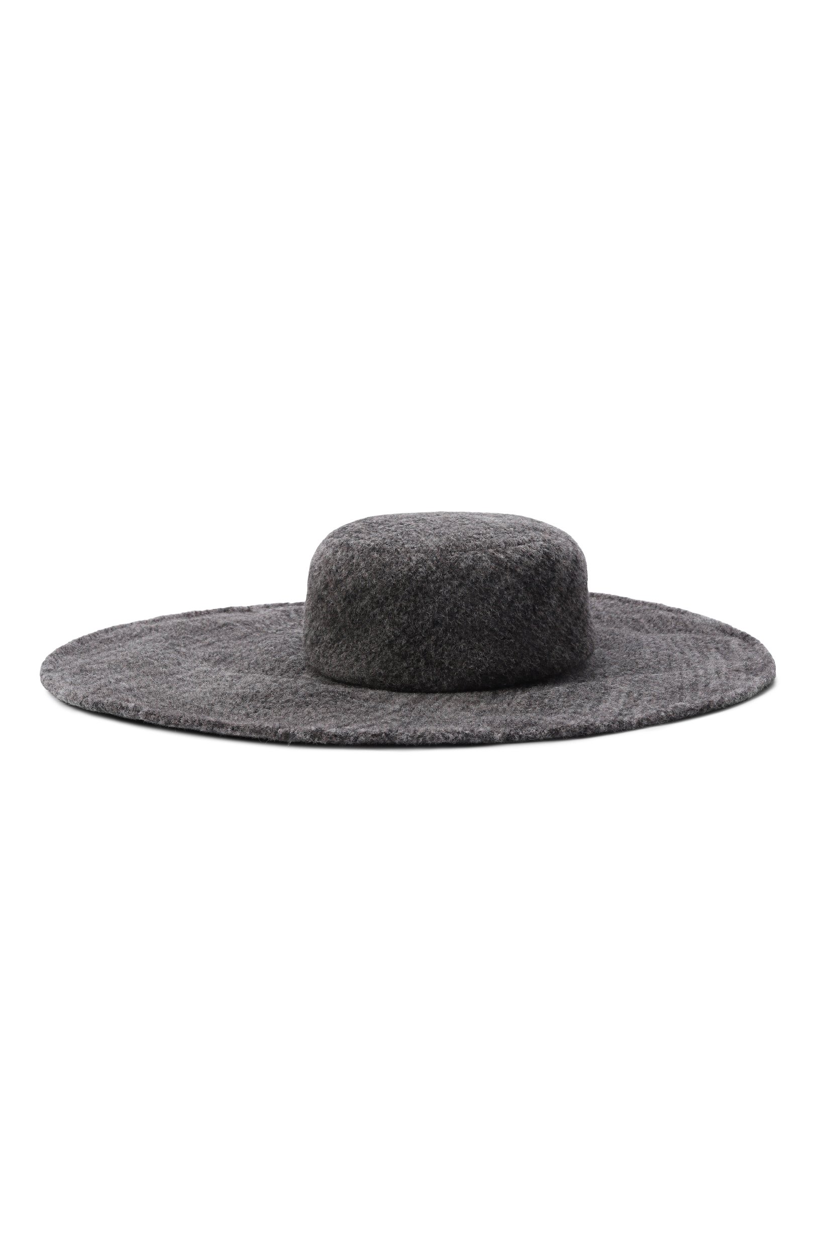 Шерстяная шляпа GIORGIO ARMANI темно-серого цвета по цене 243500 руб., арт. GW004162/TE23042, фото 1 Шерстяная шляпа GIORGIO ARMANI, арт. GW004162/TE23042, фото 1